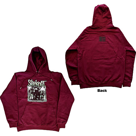 Slipknot mikina, Barcode Photo BP Maroon Red, pánská