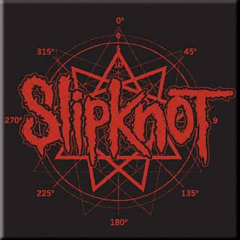 Slipknot magnet na lednici 75mm x 75mm, Logo