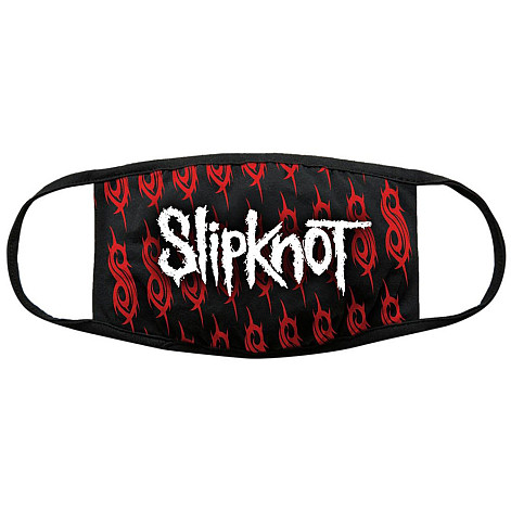 Slipknot bavlněná rouška na ústa, White Logo & Sigils, unisex