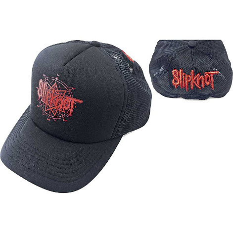 Slipknot kšiltovka, Logo Mesh Back Black