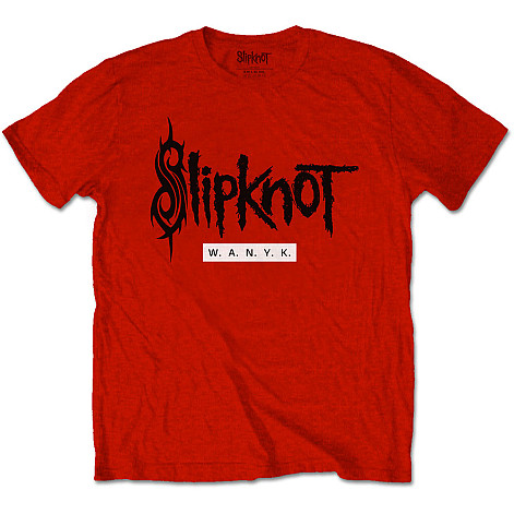 Slipknot tričko, WANYK Red BP, pánské