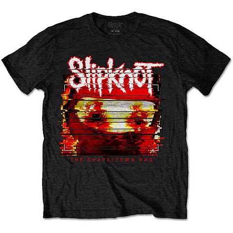 Slipknot tričko, Chapeltown Rag Glitch BP Black, pánské