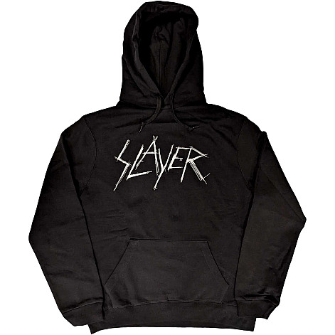 Slayer mikina, Scratchy Logo Black, pánská