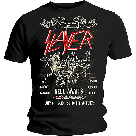 Slayer tričko, Vintage Flyer, pánské