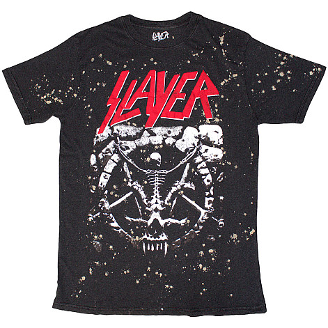 Slayer tričko, Divine Splatter Wash Black, pánské