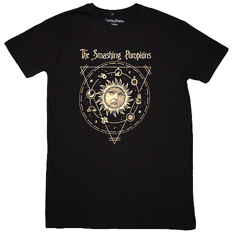 Smashing Pumpkins tričkové šaty, Celestial Sun Black, dámské