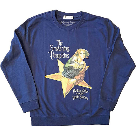 Smashing Pumpkins mikina, Mellon Collie Sweatshirt Navy, pánské