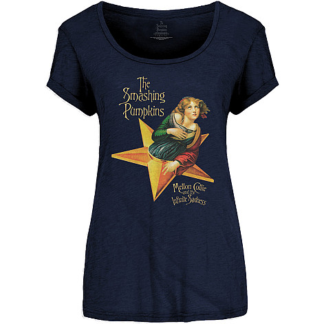 Smashing Pumpkins tričko, Mellon Collie Ladies Blue, dámské