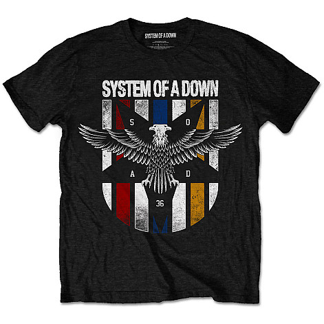 System Of A Down tričko, Eagle Colours, pánské