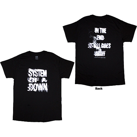 System Of A Down tričko, All Goes Away BP Black, pánské