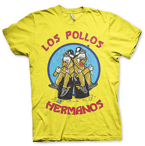 Breaking Bad tričko, Walter & Jesse Hermanos Yellow, pánské