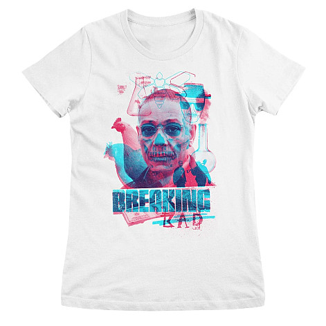 Breaking Bad tričko, Gustavo Duotone Mashup Girly White, dámské