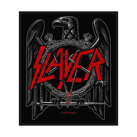 Slayer nášivka PES 100x50 mm, Black Eagle