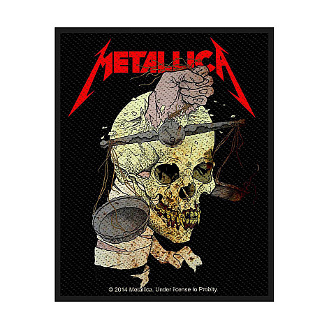 Metallica nášivka 100 x100 mm, Harvester of Sorrow