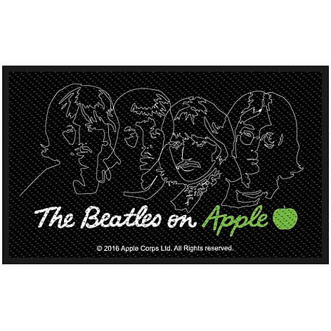 The Beatles tkaná nášivka PES 100x50 mm, On Apple