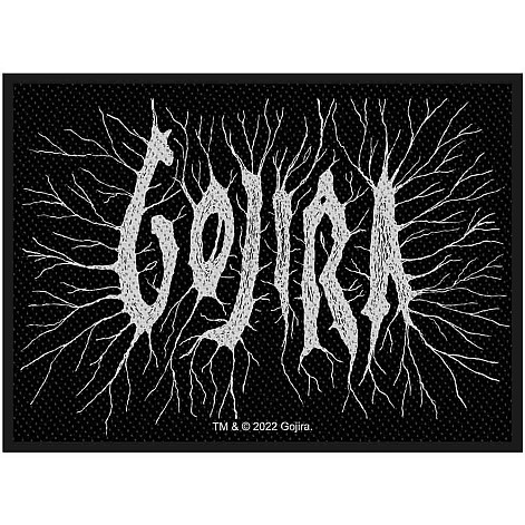 Gojira tkaná nášivka PES 100x50 mm, Branch Logo