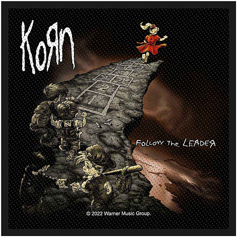 Korn tkaná nášivka PES 100x100 mm, Follow The Leader