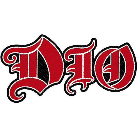 DIO tkaná nášivka PES 100x40 mm, Logo Cut Out