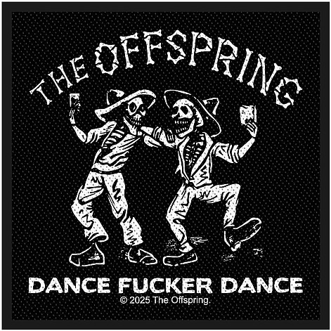The Offspring tkaná nášivka PES 100x100 mm, Dance Fucker Dance