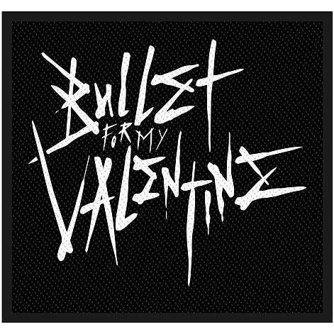 Bullet For My Valentine tkaná nášivka PES 100x100 mm, Logo