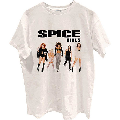The Spice Girls tričko, Photo Poses Girly White, pánské