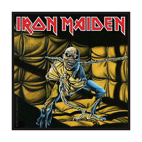 Iron Maiden tkaná nášivka PES 100x100 mm, Piece Of Mind