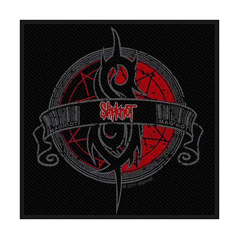 Slipknot tkaná nášivka PES 100 x 100 mm, Crest