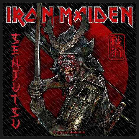 Iron Maiden nášivka 100 x100mm, Senjutsu