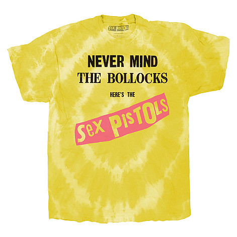 Sex Pistols tričko, NMTB Original Album Dip-Dye Yellow, pánské