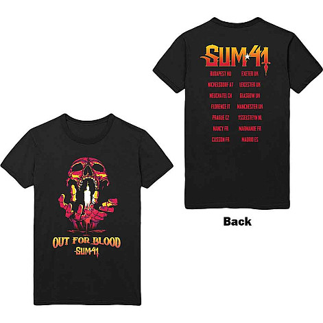Sum 41 tričko, Out For Blood BP Black, pánské