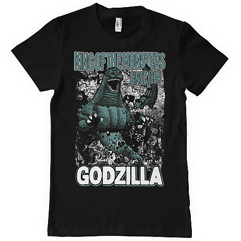 Godzilla tričko, King Of The Monsters Since 1954 Black, pánské