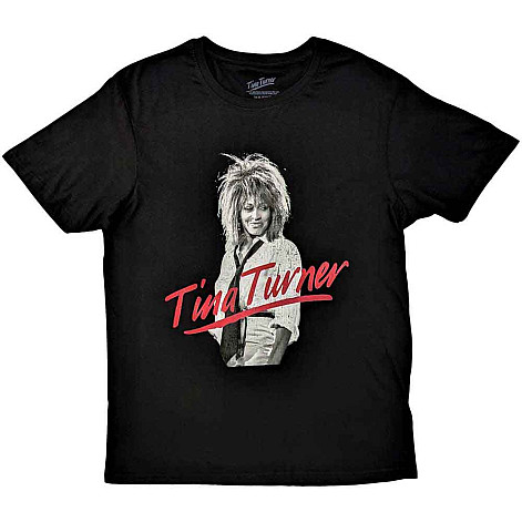 Tina Turner tričko, Red Logo Black, pánské