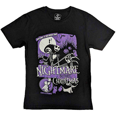 The Nightmare Before Christmas tričko, WTHT Black, pánské