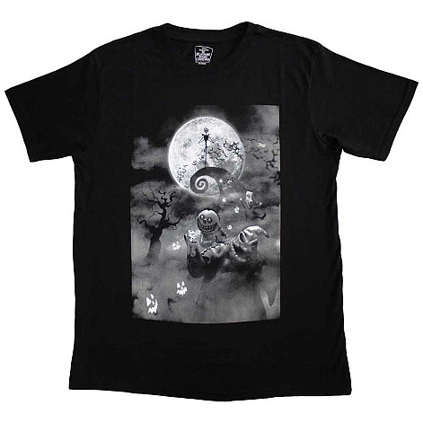 The Nightmare Before Christmas tričko, Oogie Scene Black, pánské