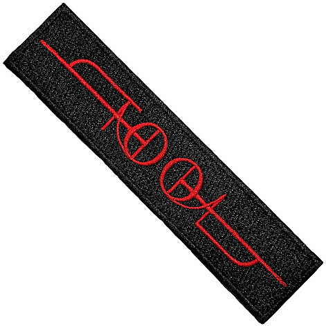Tool tkaná nažehlovačka PES 115 x 26 mm, Fear Inoculum Logo