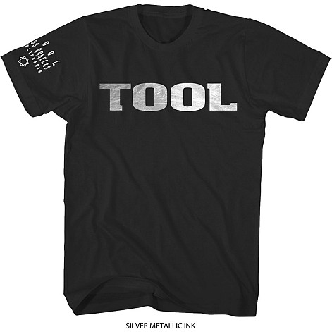 Tool tričko, Metallic Silver Logo, pánské