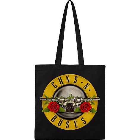 Guns N Roses nákupní taška 420x10x370 mm, Roses Logo Organic Cotton Black