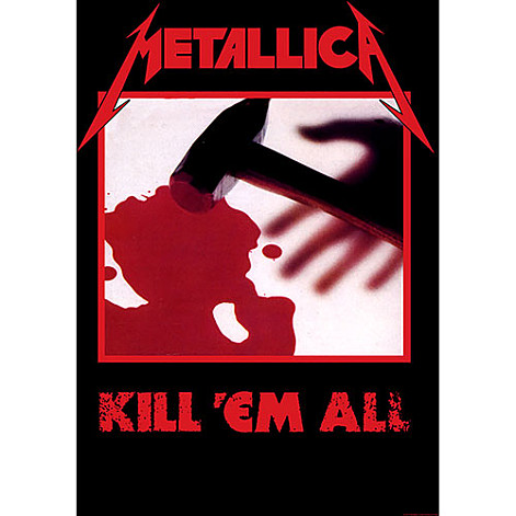 Metallica textilní banner 70cm x 106cm, Kill Em All