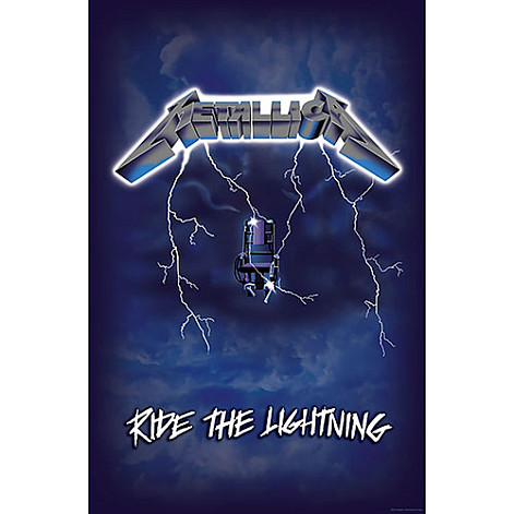 Metallica textilní banner 70cm x 106cm, Ride The Lightning