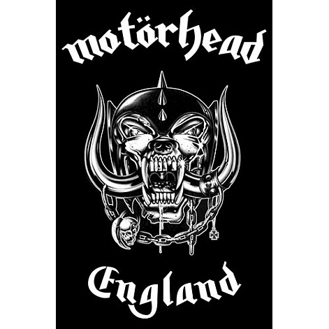 Motorhead textilní banner 68cm x 106cm, England