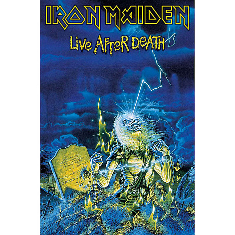 Iron Maiden textilní banner 68cm x 106cm, Live After Death
