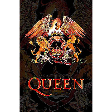 Queen textilní banner 70cm x 106cm, Crest