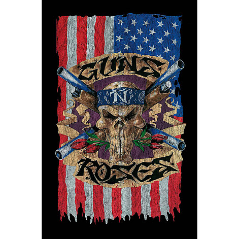 Guns N Roses textilní banner 68cm x 106cm, Flag