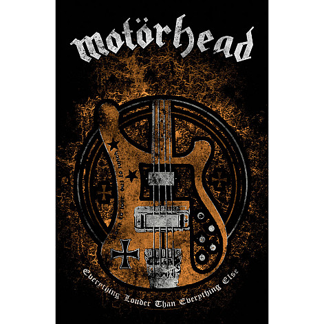 Motorhead textilní banner 70cm x 106cm, Lemmy's Bass