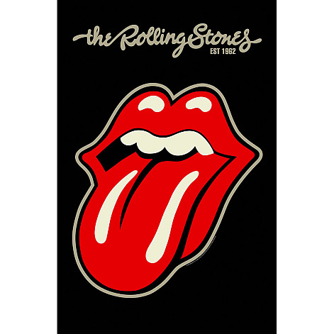 Rolling Stones textilní banner 70cm x 106cm, Tongue