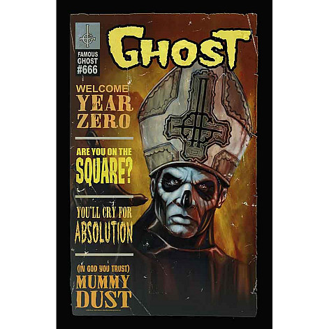 Ghost textilní banner PES 70cm x 106cm, Magazine