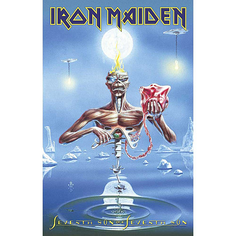 Iron Maiden textilní banner 70cm x 106cm, Seventh Son