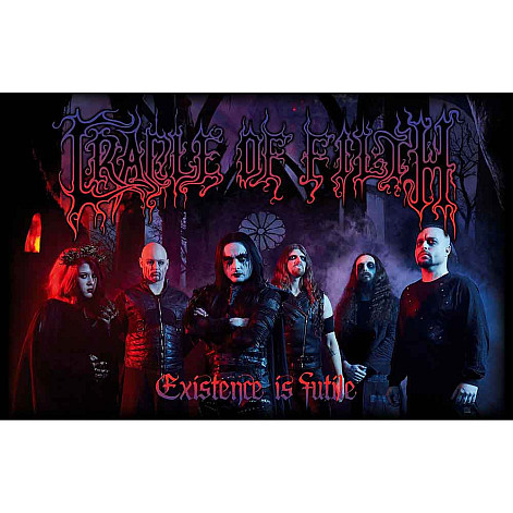 Cradle Of Filth textilní banner PES 70cm x 106cm, Existence Is Futile