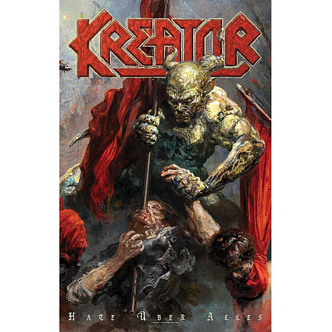 Kreator textilní banner PES 70cm x 106cm, Hate Uber Alles