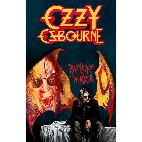 Ozzy Osbourne textilní banner PES 70 x 106 cm, Patient No.9
